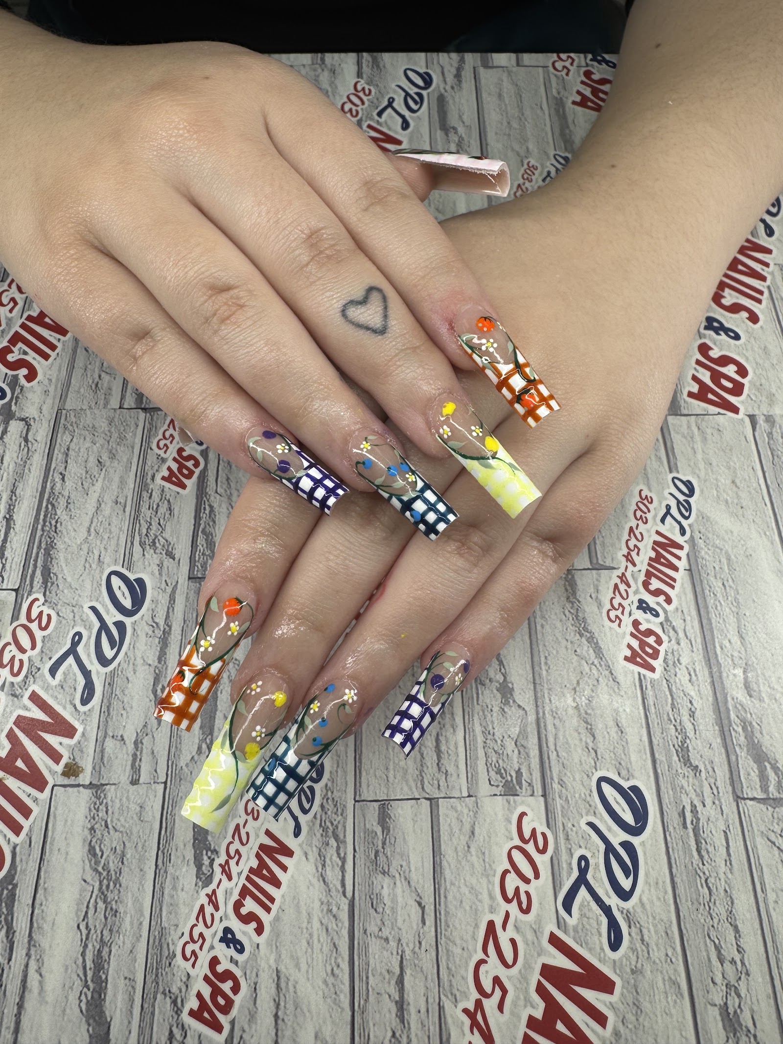 OPL Nails & Spa nail work in Thornton, Colorado